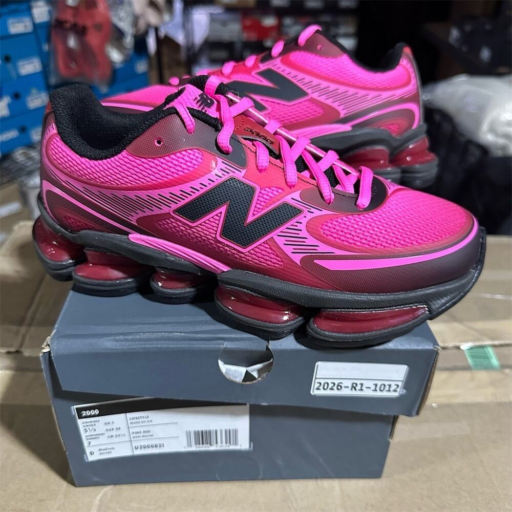 New Balance ABZORB 2000 'Pink Heat/Shadow Red' Sneakers | Women's 7 | New w/ Box